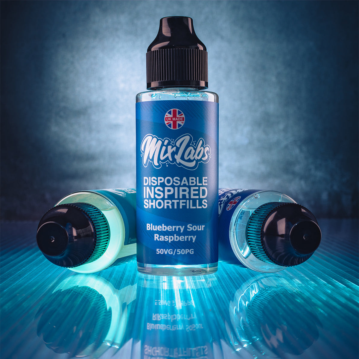 Disposable Inspired Shortfills - Blueberry Sour Raspberry 100ml