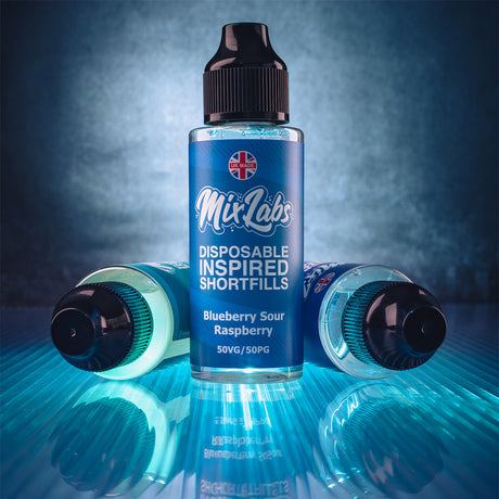 Disposable Inspired Shortfills - Blueberry Sour Raspberry 100ml