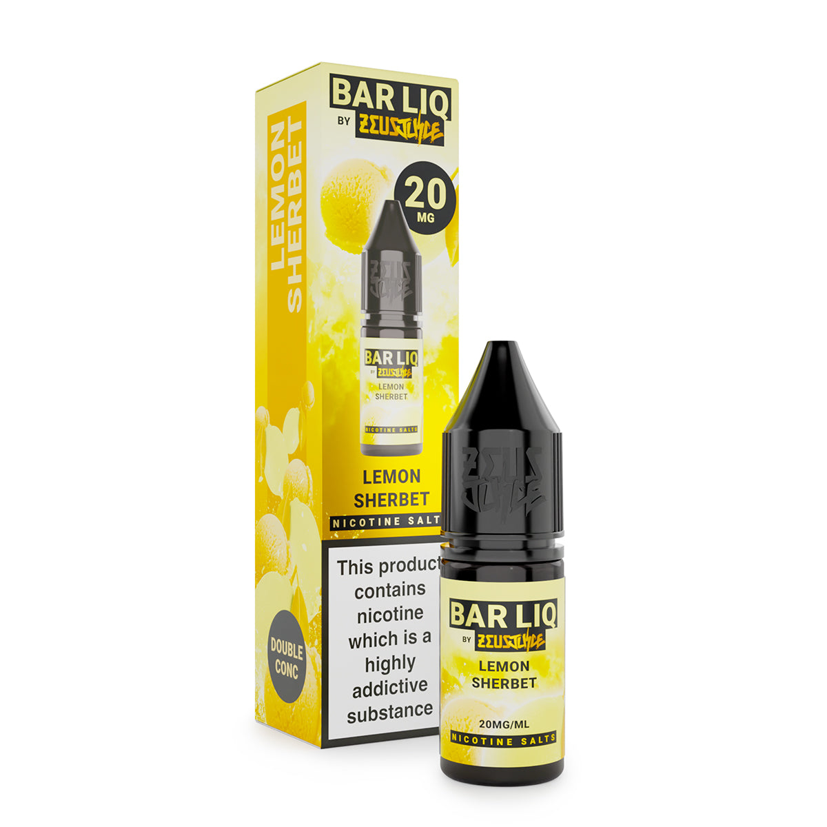 Zeus Juice Bar Liq - Lemon Sherbet Nic Salt