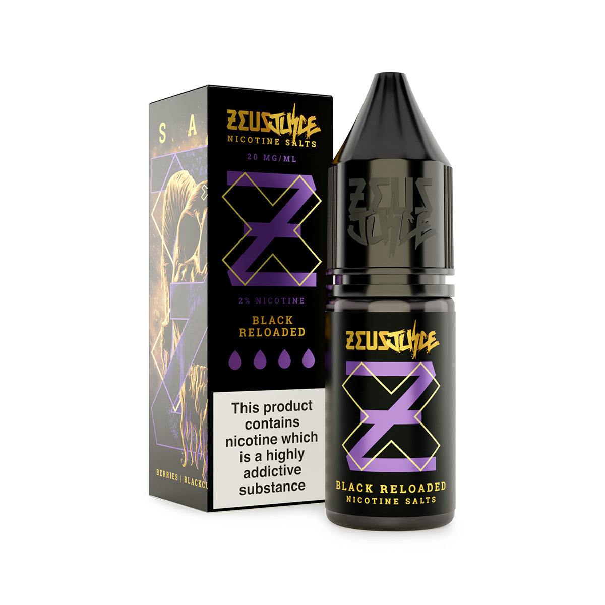 Zeus Juice - Black Reloaded Nic Salt 10ml
