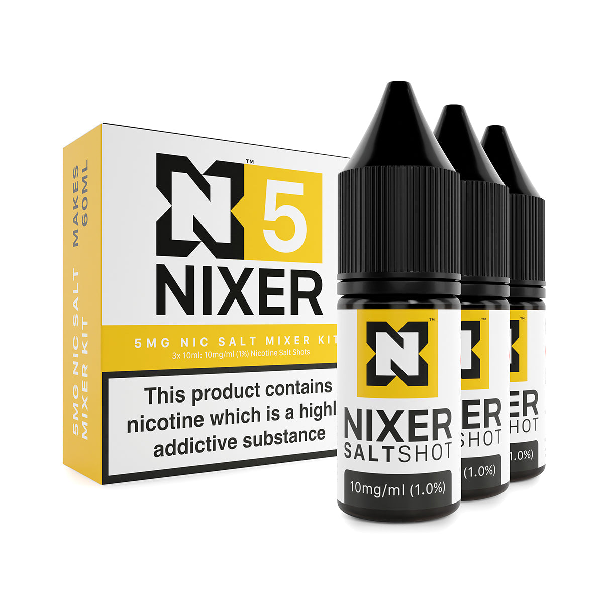 Nixer Mixer Kit (3 x 10ml) - Nic Salt - 50/50
