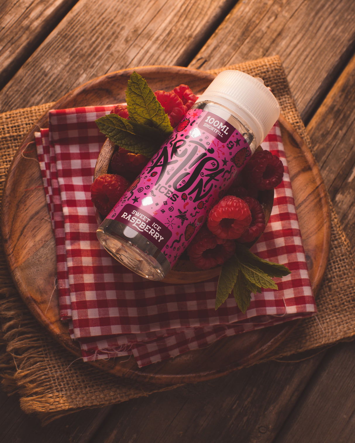 Artisan Ices - Sweet Ice Raspberry 100ml