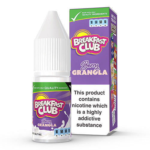 Breakfast Club - Berry Granola Nic Salt 10ml