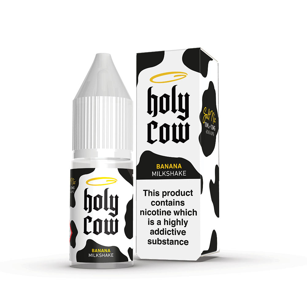 Holy Cow - Banana Milkshake Nic Salt 10ml