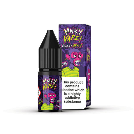 MNKY Vape - Freezy Grape Nic Salt 10ml