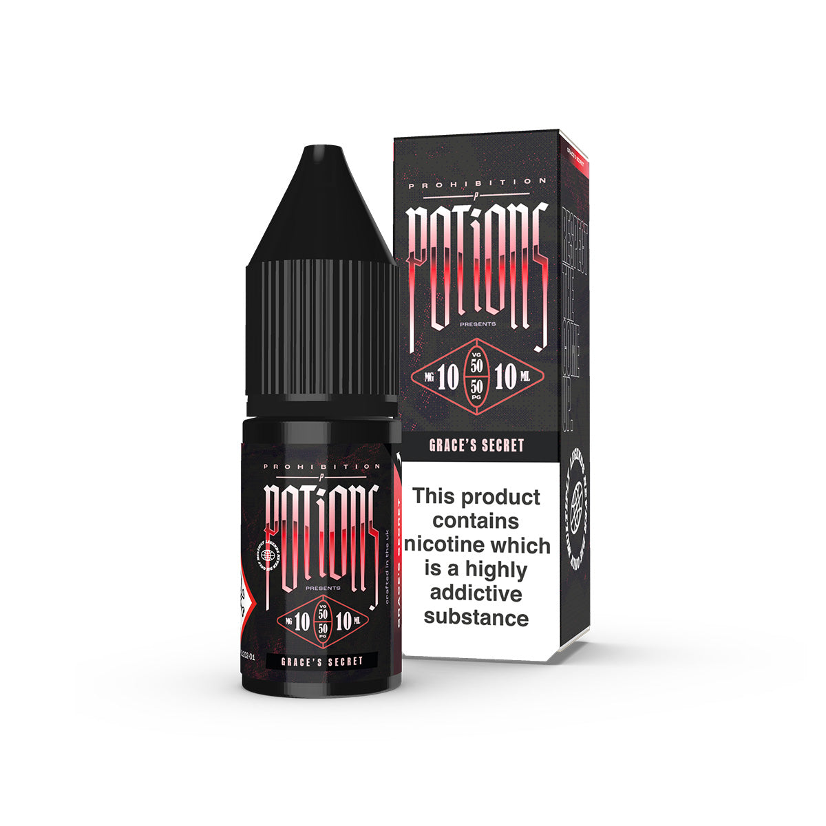 Prohibition Potions - Grace's Secret Nic Salt 10ml