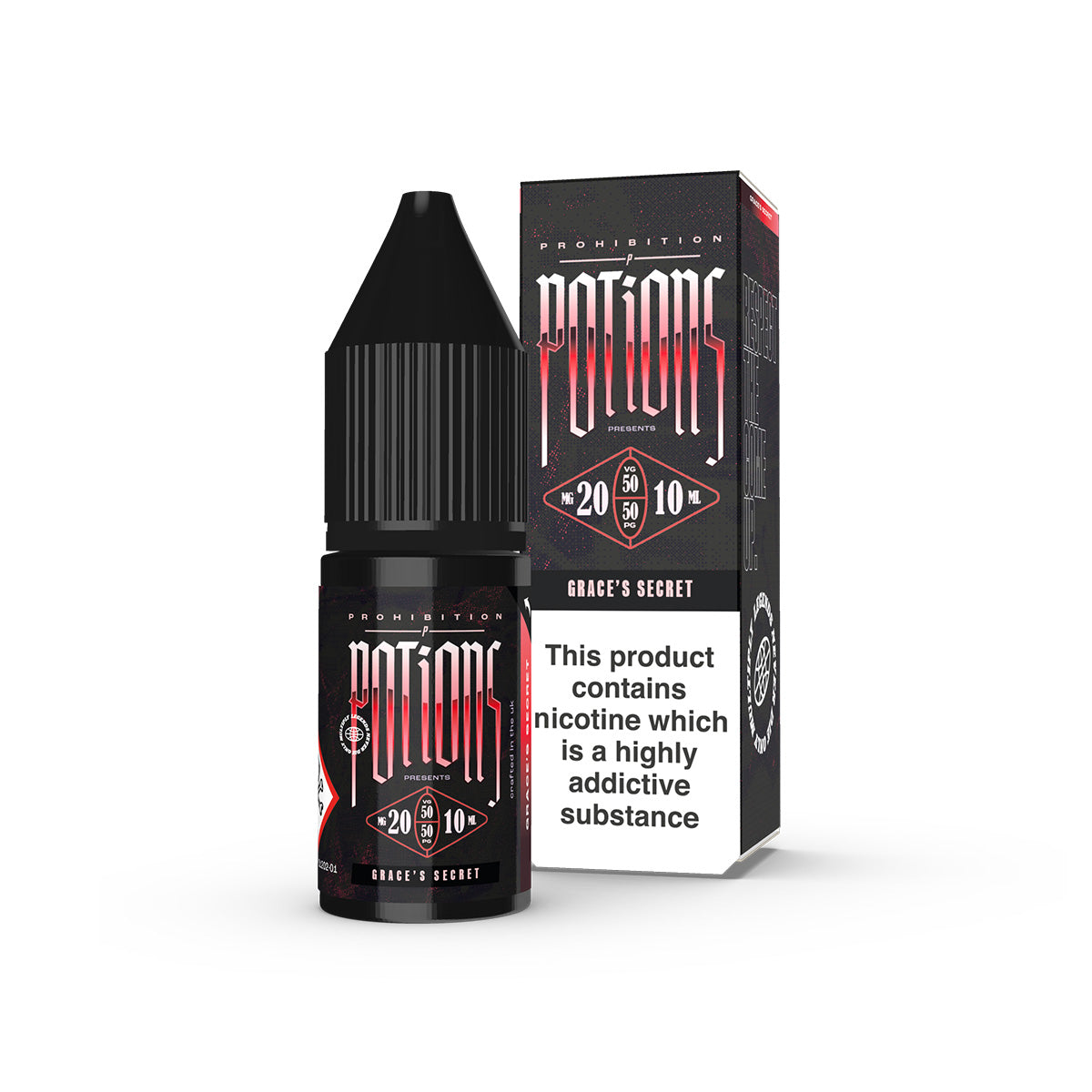 Prohibition Potions - Grace's Secret Nic Salt 10ml