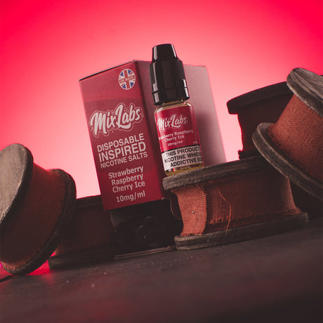 Disposable Inspired - Strawberry Raspberry Cherry Ice Nicotine Salt 10ml