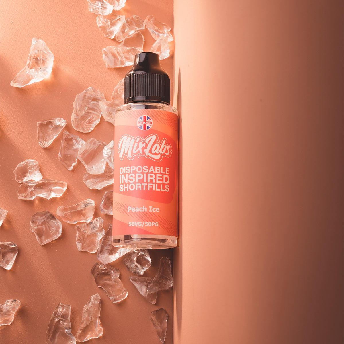 Disposable Inspired 100ml Shortfills - Peach Ice