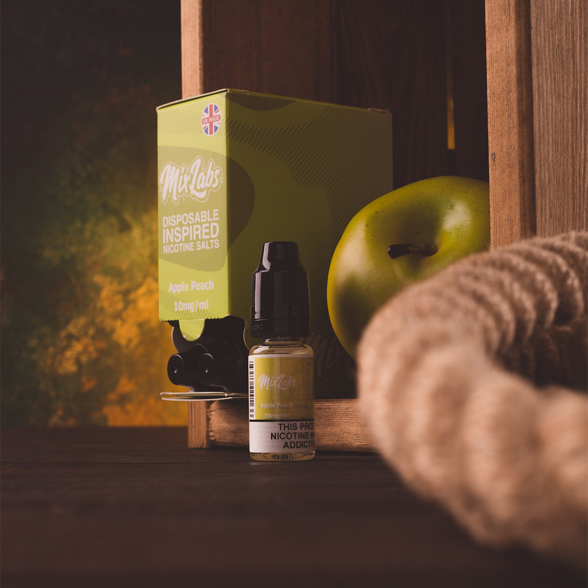 Disposable Inspired - Apple Peach Nicotine Salt 10ml
