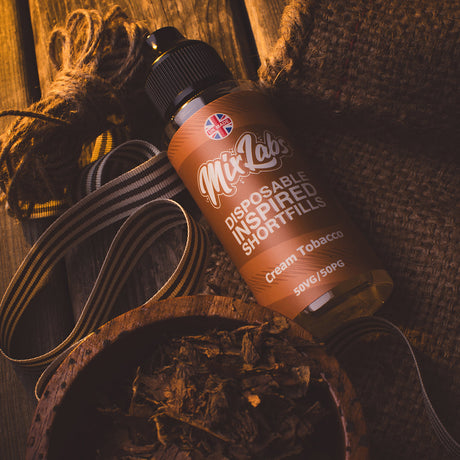 Disposable Inspired 100ml Shortfills - Cream Tobacco