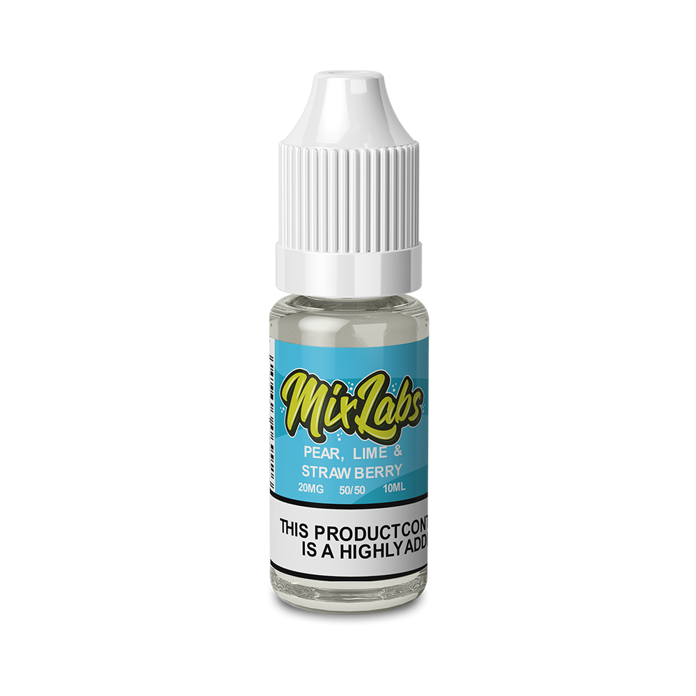 Mix Labs - Pear, Lime & Strawberry Nic Salt 10ml