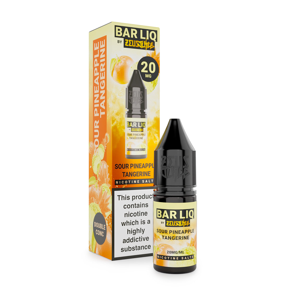 Zeus Juice Bar Liq - Sour Pineapple Tangerine Nic Salt