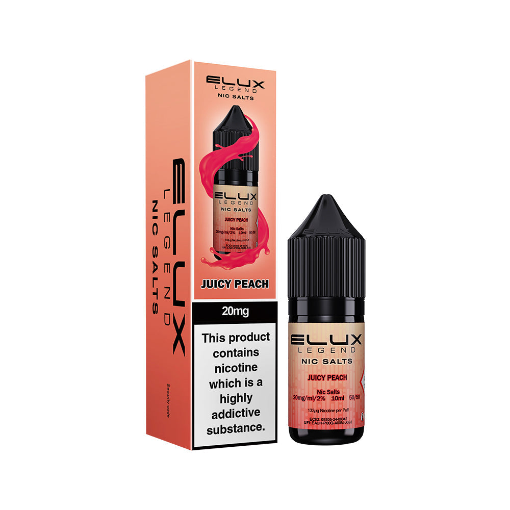 Elux Legend - Juicy Peach Nic Salt