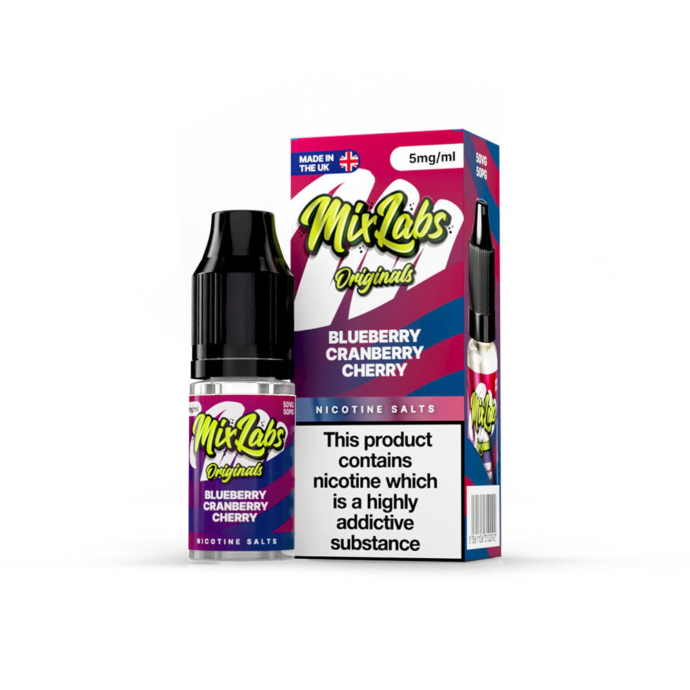 Mix Labs Originals - Blueberry Cranberry Cherry Nic Salt 10ml