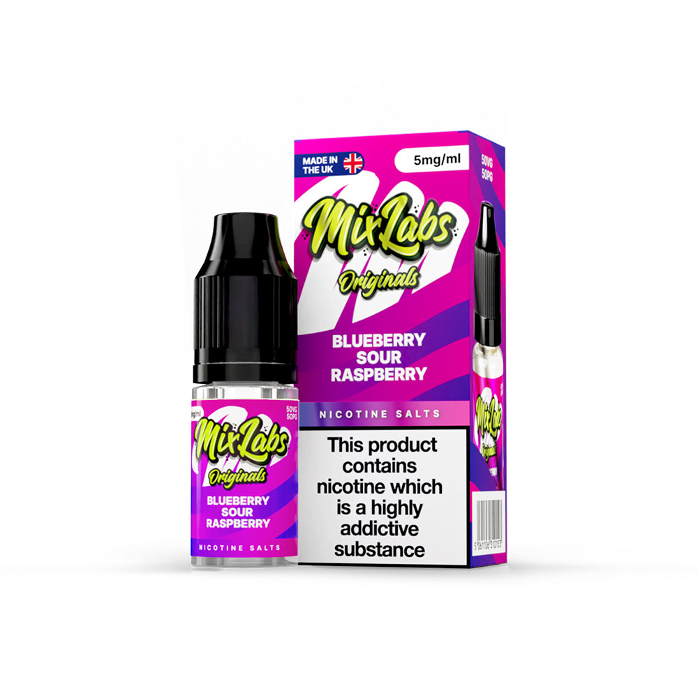 Mix Labs Originals - Blueberry Sour Raspberry Nic Salt 10ml