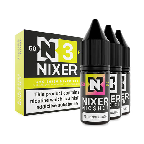 Nixer Mixer Kit (3 x 10ml) - Freebase - 50/50