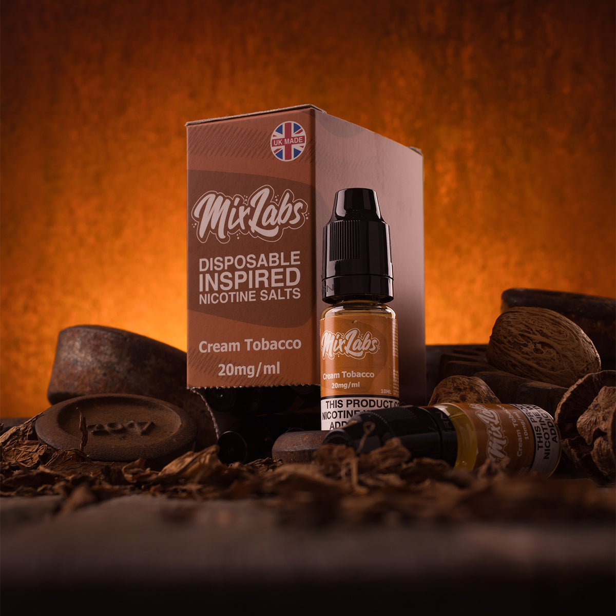 Disposable Inspired - Cream Tobacco Nic Salt 10ml