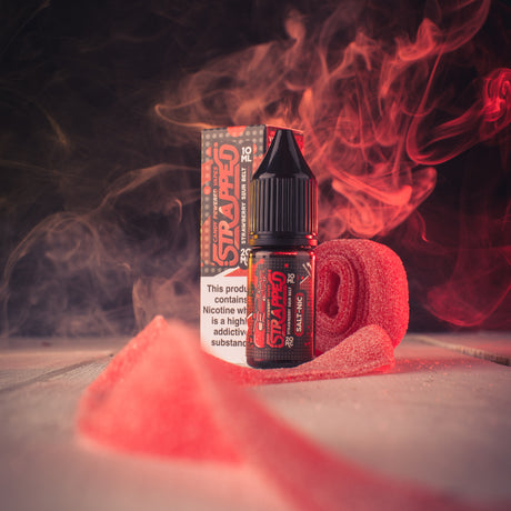 Strapped - Strawberry Sour Belt Nic Salt 10ml