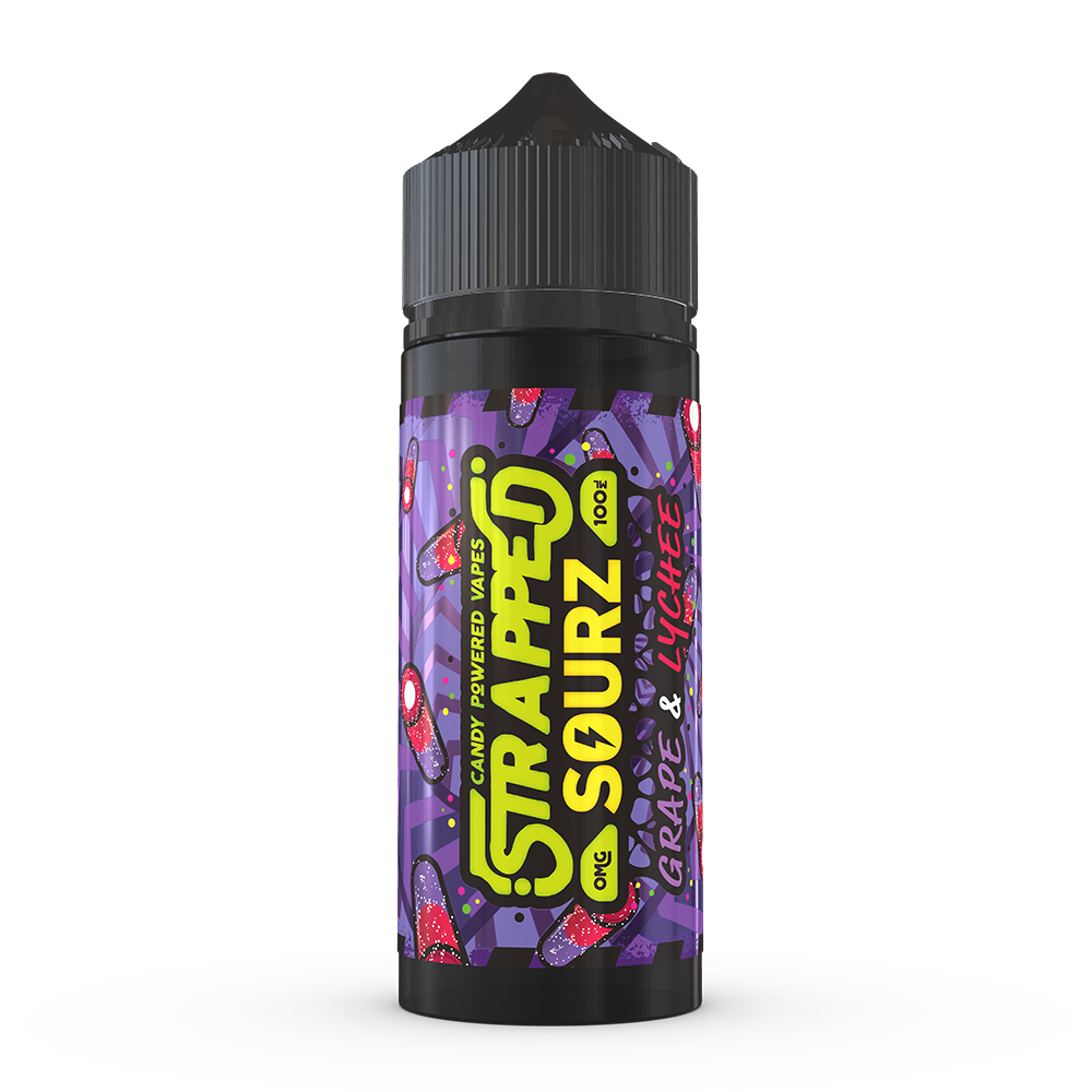 Strapped Sourz - Grape & Lychee 100ml