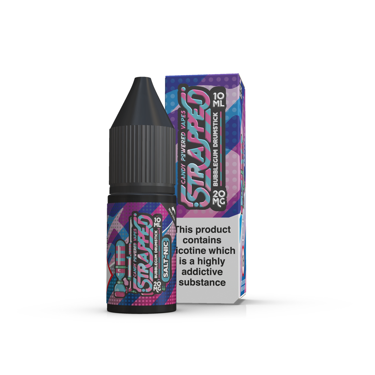 Strapped - Bubblegum Drumstick Nic Salt 10ml