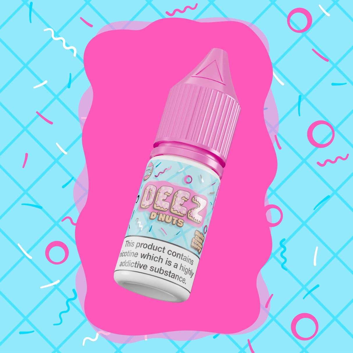 Deez D'Nuts - White Choc Strawberry Nic Salt