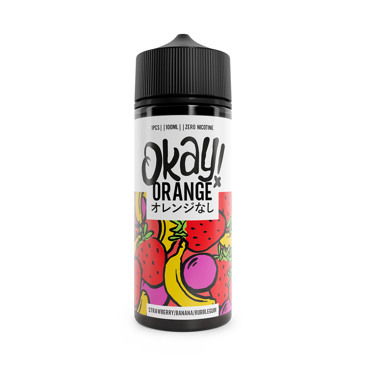 Okay Orange - Strawberry Banana Bubblegum 100ml